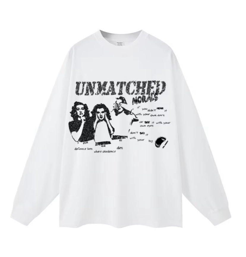 Waffle-Knit Long Sleeve